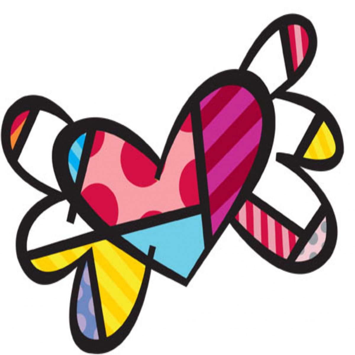 Coração De Romero Britto - LIBRAIN