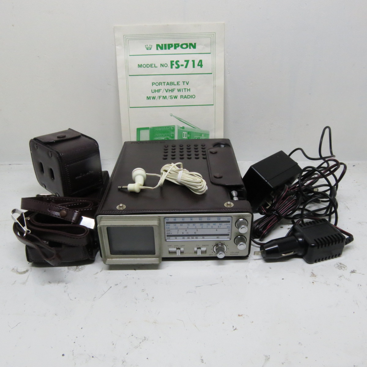 Nippon - Rádio-televisão modelo FS614 made in Japan - F