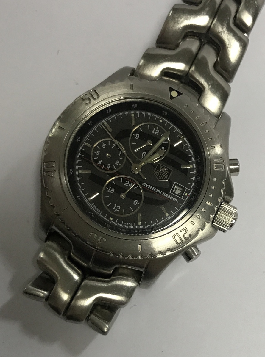 relógio tag heuer ayrton senna