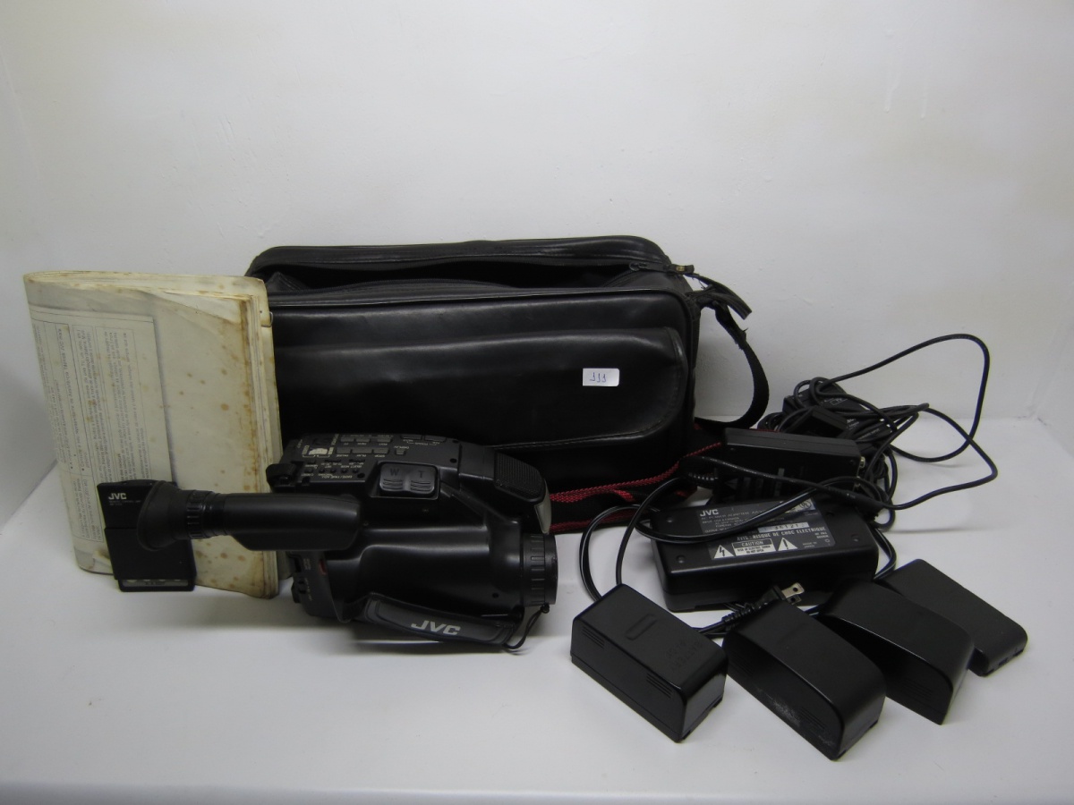 JVC Filmadora modelo Compact VHS videomovie GRAX55, 10