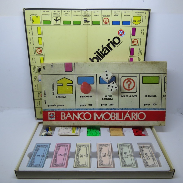 Jogo Banco Imobiliário Anos 80 e 90