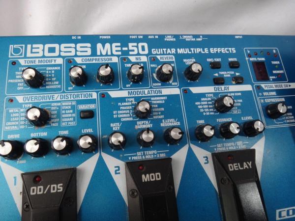 Pedaleira Boss Me 50 Para Guitarra Bem Conservada E N