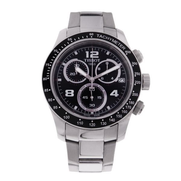 Rel gio Tissot V8 Chronograph Caixa e pulseira em a o