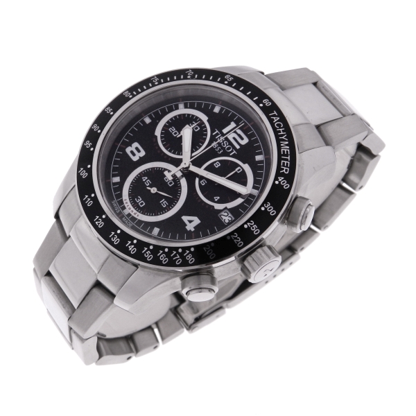 Rel gio Tissot V8 Chronograph Caixa e pulseira em a o