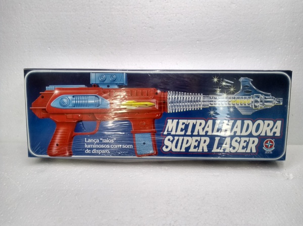 Brinquedo Colecionável Estrela - Metralhadora Super Laser, plástico duro,  caixa