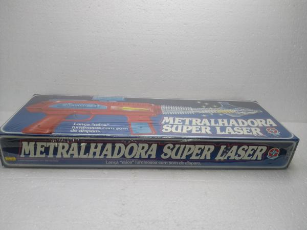 Brinquedo Colecionável Estrela - Metralhadora Super Laser, plástico duro,  caixa