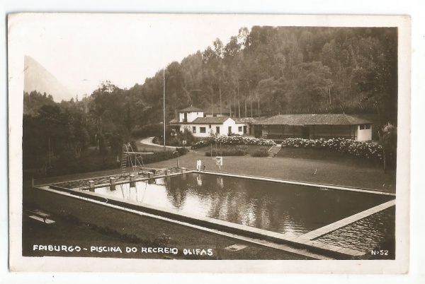 Cartão Postal : Clube de Xadrez - Nova Friburgo - RJ.