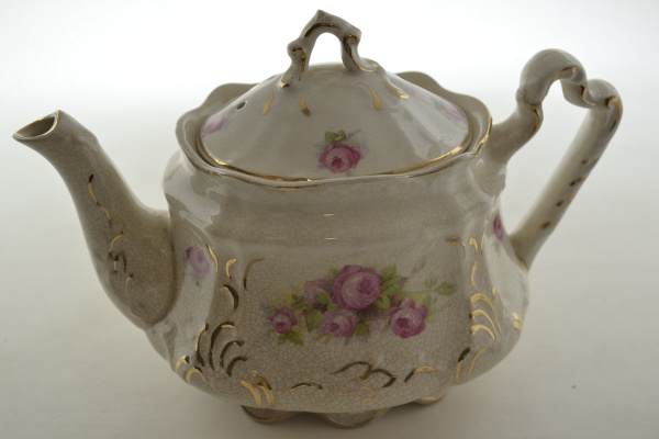 Elegante Bule Chá Inglês - Década 30 em Porcelana Unico
