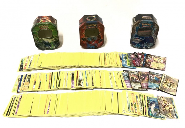 CARTAS POKEMON - LOTE COM 3 CONJUNTOS DE CARTAS POKÉMON