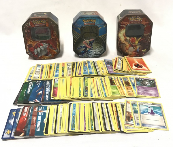 CARTAS POKEMON - LOTE COM 3 CONJUNTOS DE CARTAS POKÉMON