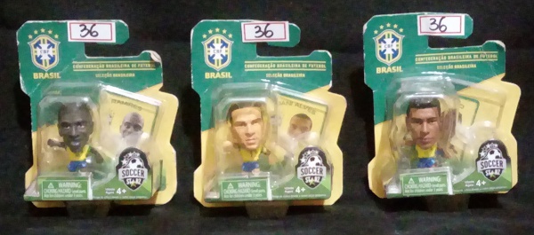 Lote jogadores seleção brasileira 2014 Soccerstarz