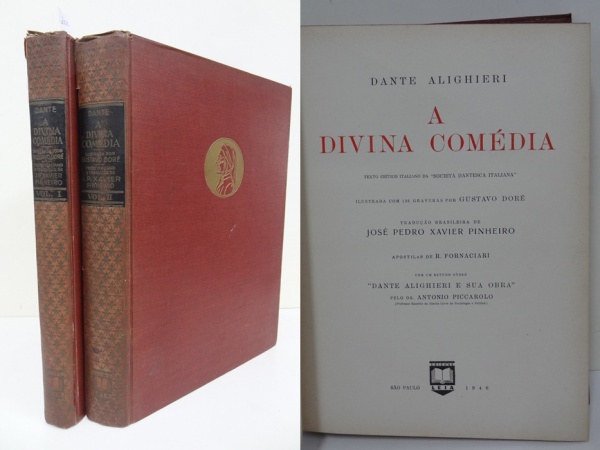 ALIGHIERI, Dante. - A DIVINA COMEDIA. Texto critico Ita