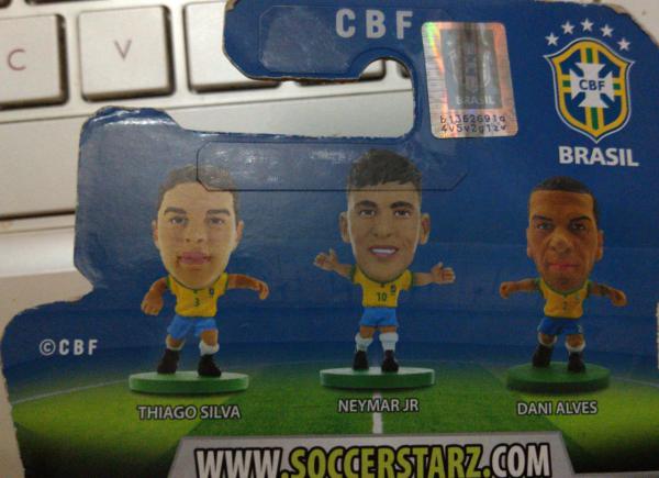 Mini Jogadores Seleção Brasil 2014 Soccer Starz Marcelo