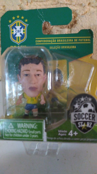 Mini craque, Marca Soccer Starz, PAULINHO, A. 5 cm - Co