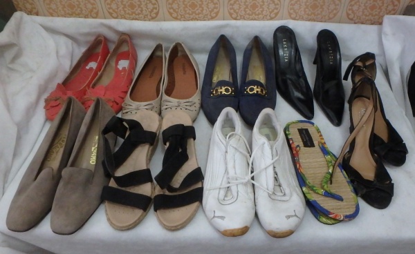 Lote com nove sapatos femininos - Sapatella, Fergano, M
