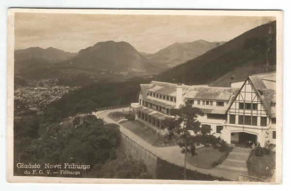 Cartão Postal : Clube de Xadrez - Nova Friburgo - RJ.