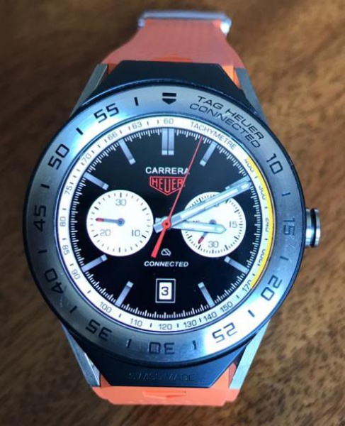 Rel gio TAG HEUER CONNECTED MODULAR 45 caixa de titanium 45mm