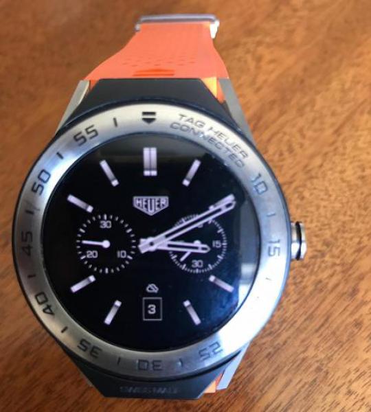 Rel gio TAG HEUER CONNECTED MODULAR 45 caixa de titanium 45mm