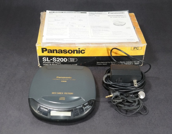 PANASONIC - CD Player portátil MASH SL-S200, anti-shock memory
