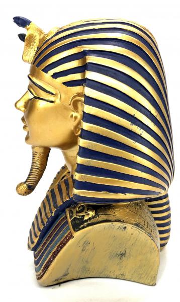 Art' Vivi Artes, Esculturas e Restauros - Arte Egípcia, representada por  esculturas em resina de poliéster policromada.   Instagram: art_vivi_artes Tutancâmon ou  Tutancámon, foi um faraó da décima oitava dinastia, durante o