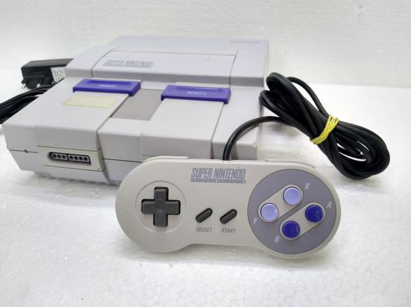 Super Nintendo Vídeo Game Jogo Controle Fonte Cabo Av Snes