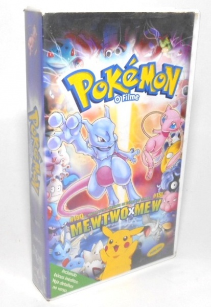 Vhs Pokémon Filme-mewtwo Vs.mew/fita Amarela-importado-2000