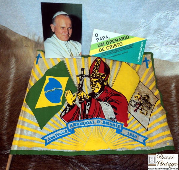 lalapapa ページ　泡三　2本 MEMORABILIA PAPA JOÃO PAULO II, em sua visita ao Brasil em 1980
