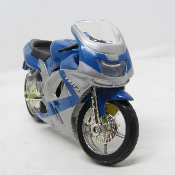 Miniatura mto Kawasaki Ninja ZX-9R azul - Em plástico,