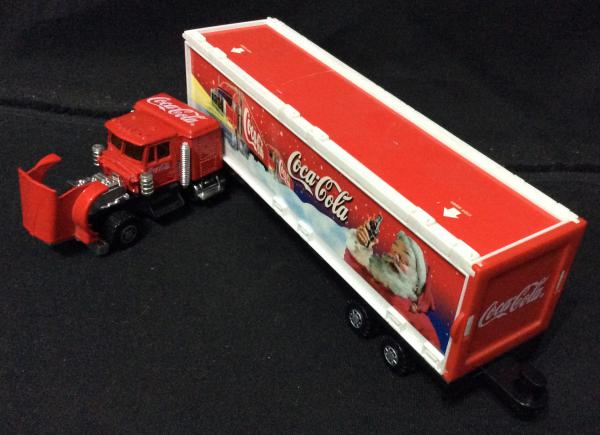 Caminhão Baú em Miniatura Coca Cola Caravana Natal