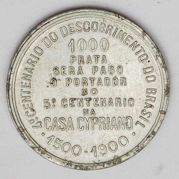 Medalha de alumínio - São Pedro