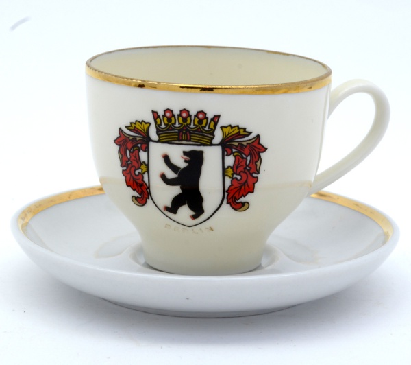 Aparelho de Chá, Café & Bolo 41 Peças em Porcelana Radius Gold