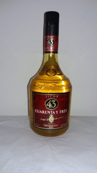 Licor 43 Cuarenta y Tres Liqueur 1lt Bottle