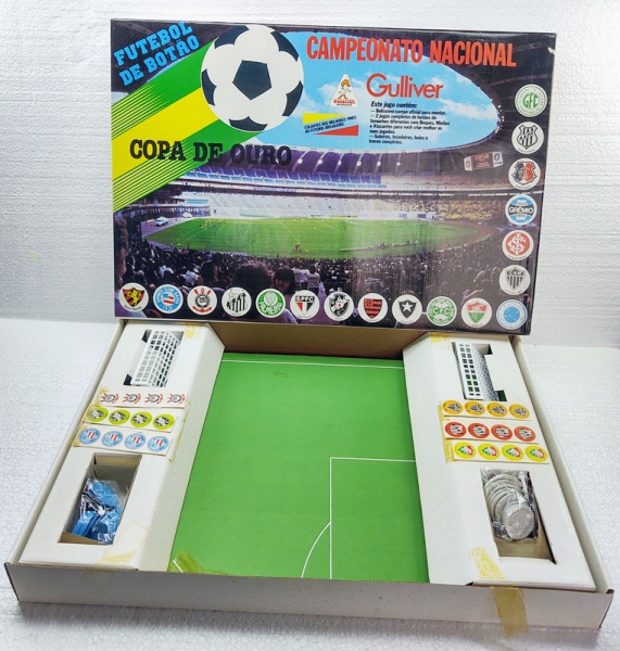 Futebol de botão antigo Copa Europa anos 80 90