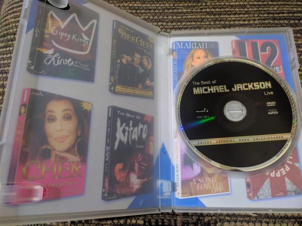 DVD Michael Jackson - The Best Of. Ambos, capa e dvd e