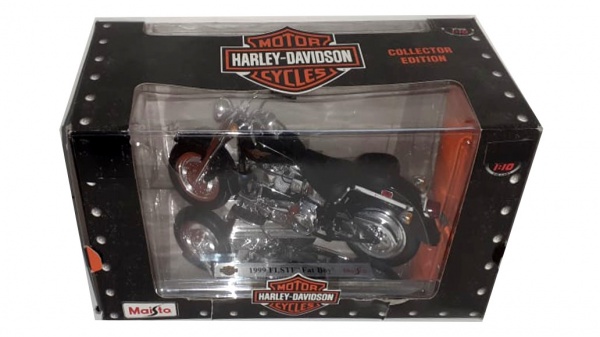 Miniatura de motocicleta Harley Davidson - 1999 FLSTF - 