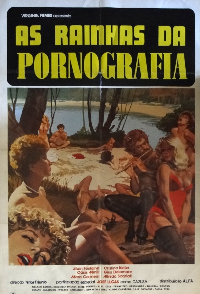 CINEMA CARTAZ ORIGINAL FILME : AS RAINHAS DA PORNOGRA