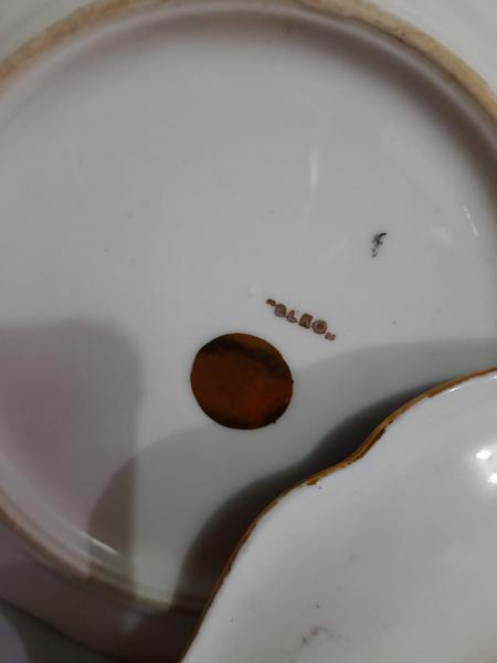 Jogo de chá japonês antigo pintado à mão (5) - Porcelana casca de