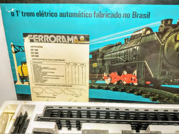 Brinquedo - Ferrorama - O Primeiro trem elétrico automá