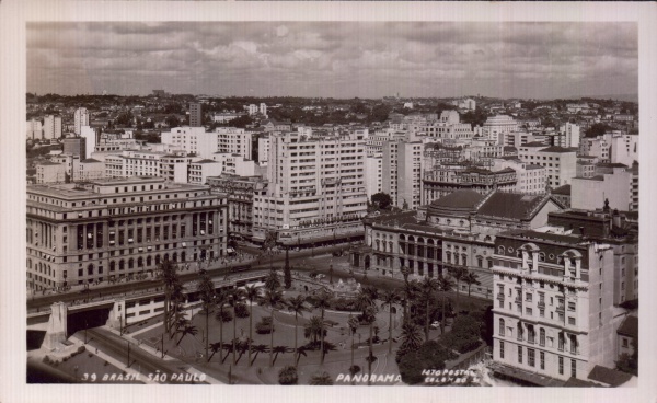 Av. Ipiranga-Panorama-Sao Paulo,Brasil Photo Postcard