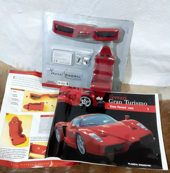COLEÇÃO PLANETA DEAGOSTINI, ENZO FERRARI, escala 1/10, peças