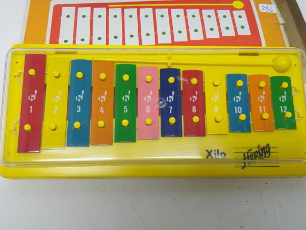 Anos 80 Piano De Brinquedo Hering Baby Na Caixa Nunca Usado!