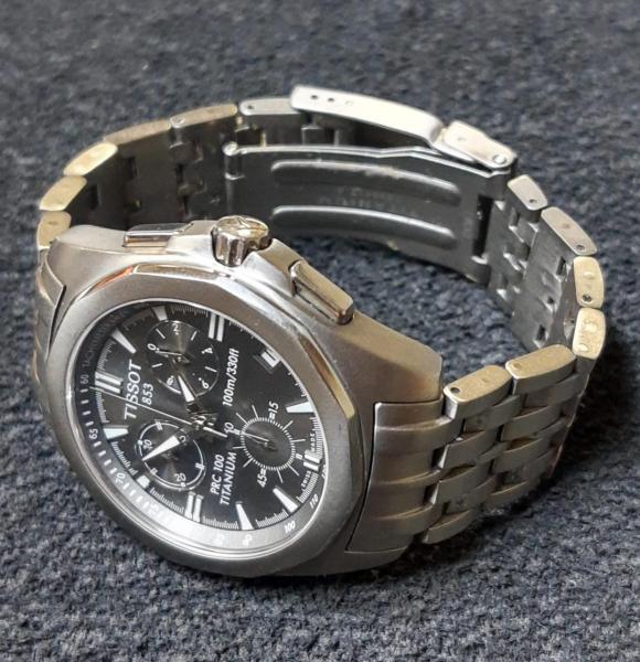 TISSOT SU O TITANIUM QUARTZ CRON GRAFO CALEND RIO