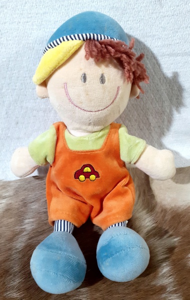 Boneco de tecido macio nome Clearance