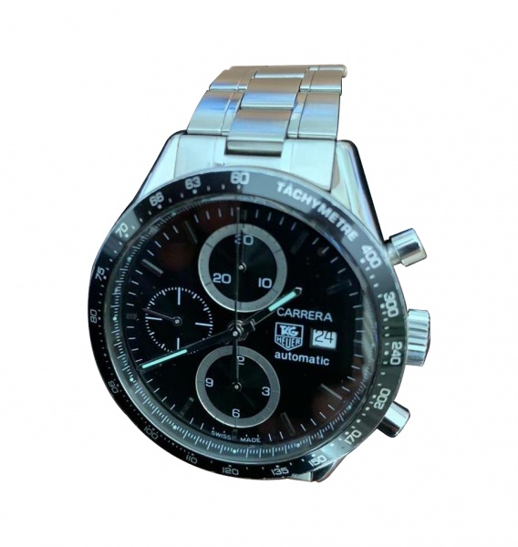 Rel gio TAG Heuer Carrera Chronograph Steel Automatic. Caixa de