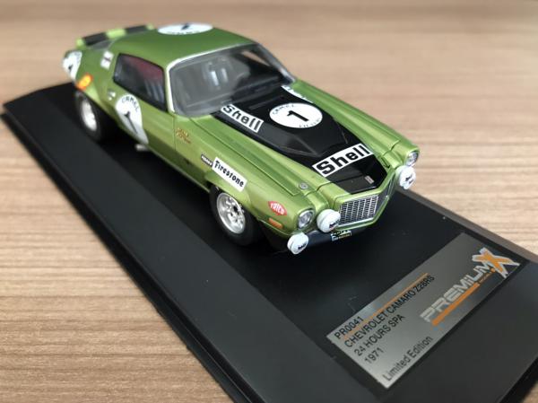 CHEVROLET CAMARO Z28RS N°1 24H DE SPA 1971 PREMIUM CLASSIXXS Prd041 143