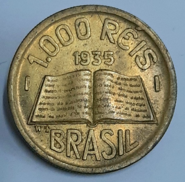 Moeda do Brasil 10 Réis 1870 Bronze do Império d