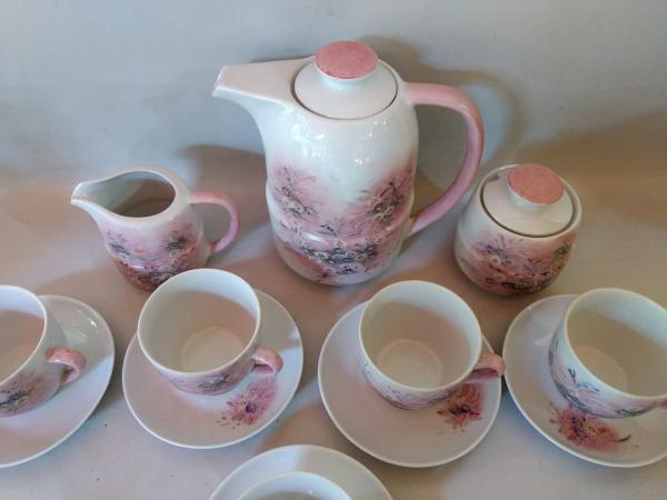 Jogo de chá – Porcelana pintada à mão