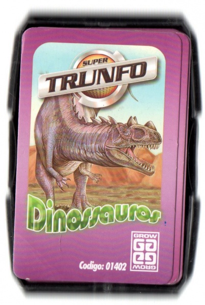 Jogo Super Trunfo - Dinossauros - Grow - É Fera!