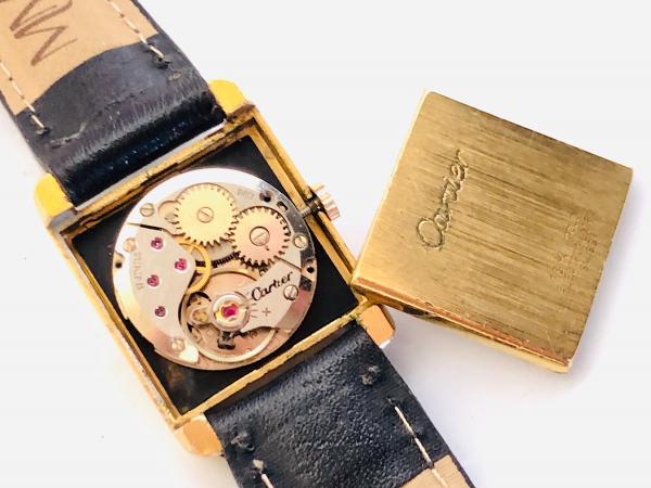 CARTIER 18K GOLD ELECTROPLATED SWISS VISTOSO REL GI