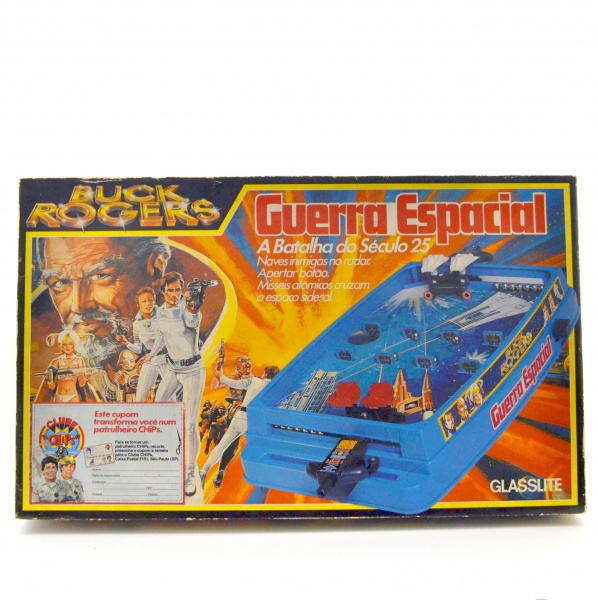 Glasslite Jogo Buck Rogers Guerra Espacial, Playtoy Brinquedos